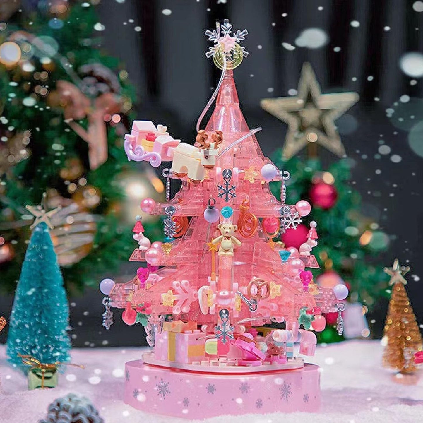 675 PCS Crystal Christmas Tree Block Set